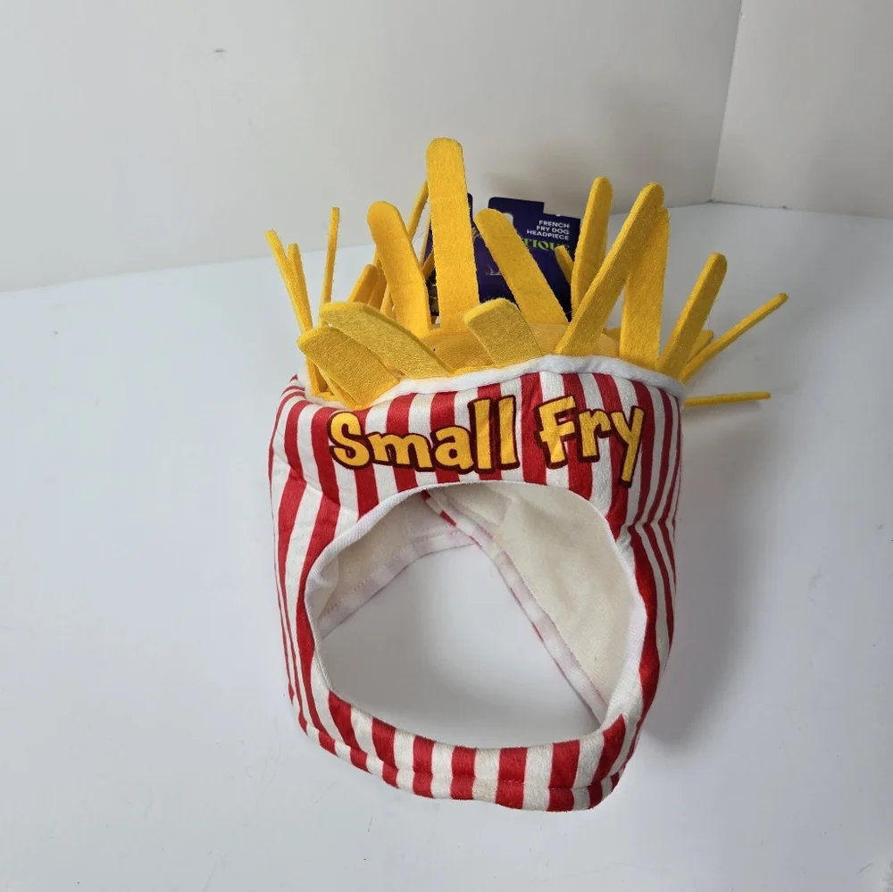 Boutique Small Fry French Fry Dog Hat Costume Size L/XL NWT